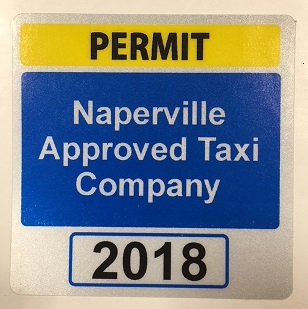 sample permit sticker